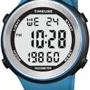 Mens Pedometer Watch for Walking Step Counter Watch No Charging, No App Connection, with EL Backlight. Simple, Practical Choice for Mobile-Free Fitness Enthusiasts TIMEURE-2308