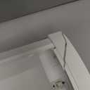 Lithonia Lighting 4 Foot LED Light Fixture, Low-Profile LED Wraparound Flush Mount Ceiling Light, 4000K Cool White, 120V, 48-Inch (FMLWL 48 840)