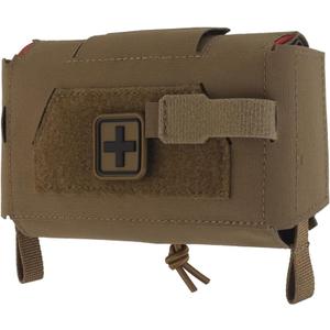 Compact MOLLE Trauma Pouch Quick Release IFAK Medical Pouch for Tactical Airsoft Combat Belt Vest Carrier