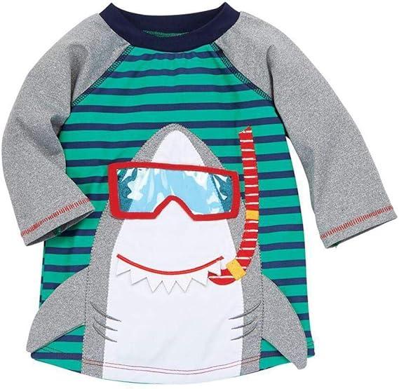 Mud Pie Boys' Shark Rashguard (4-5T)