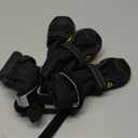 Hcpet Dog Shoes, Dog Boots & Paw Protectors for Winter Snowy Days, Rainy Weather, Outdoor Anti-Slip Sole Dog Booties for Hardwood Floor Black-Leg 3 (#3 (Width 1.77 inch) for 31-38 lbs)