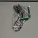 Legging Hangers for Closet Organizer, Hat Hangers for Closet 2 Pack with 10 Clips Holds 20 Leggings, Legging Hanger, Pants Storage Organizer Suitable for Socks, Panties, Underwear, Pants (Black)