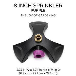 8 Inch Sprinkler (Black / Purple)