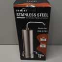 Countertop Water Filter, Stainless Steel 8000 Gallons Faucet Water Filtration System, Reduces 99.99% Chlorine, Lead, Heavy Metals, Bad Odor, OM-CF01 Included 1 Filter