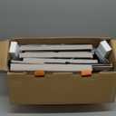 Dog Stairs with Condo 23" H, 4-Step Wider Folding Storage Pet Stairs Gift for Small/Medium/Large Old Dogs Cats, Dog Steps for High Beds Window, Ramp for Climbing Car Up to 200 lbs, Beige