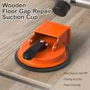 Floor Gap Fixer Tool, Heavy Duty Floor Gap Fixer, Suction Cup Flooring Tool, Quick Lock & Release Repair Tool for Vinyl, Wood, Laminate Floors