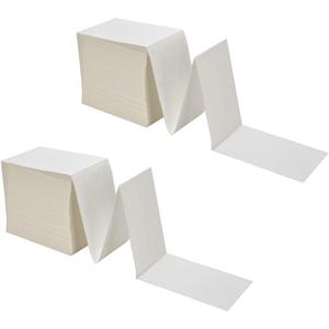 9527 Product Fanfold 4 x 6 Direct Thermal Labels White Perforated Shipping Labels, 2 Stack, Total 2000 Labels