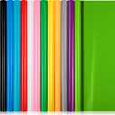 Estune 12 Pack Bulletin Board Paper for Classroom, 4 x 15ft Fade Resistant Colorful Construction Bulletin Board Paper Roll for Back to School Craft & Decoration(Fresh Color)