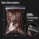 AGBOLO 1200Pcs Small Plastic Bag for Jewelry, 3x4'' Small Zip Bag Baggies Resealable, 2 Mil(2 Layer) Durable Small Zip Bag for Pill and Business - Clear