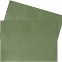 Granhoolm 100 Pack Green 5x7 Envelopes,Sage Green A7 Envelopes,5.25 x 7.25 Inch,120 Gsm Thick Paper,Self Seal,Gift card envelopes,Envelope 5x7 for Invitations(5.25 x 7.25 in)
