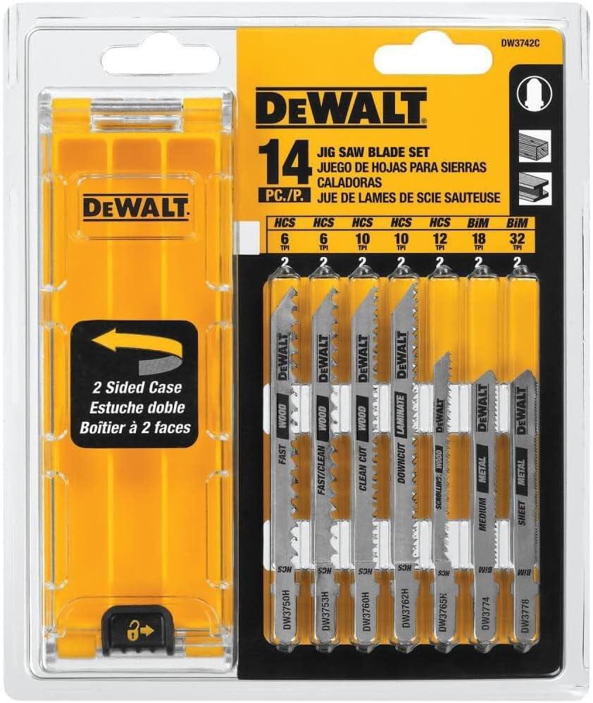 DEWALT Jigsaw Blades  Case, T-Shank