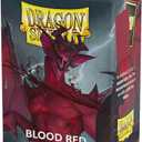 Dragon Shield | Standard Size Card Matte Sleeves | 100 CT - Smooth & Tough Premium TCG Sleeves | Compatible with Pokemon, Flesh & Blood, One Piece & Magic The Gathering | Blood Red - Matte