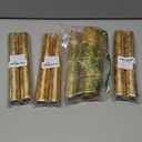 4 Pack Snowkingdom 2 Pieces Gold Table Runner, Sequin Glitter Foil Metallic Thin Mesh Runner Roll 11"x108", Gold Table Decorations for Event Party, Wedding, Birthday Party, Christmas
