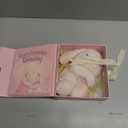 Baptism Gifts for Girl, Catholic Christening, Baby Dedication & Baptismal Gift Set for Baby Girls & Kids, with 9" Musical Praying Bunny Plush Toy & Everybunnies' Blessing Book in Keepsake Box
