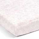 Lush Decor Garden of Flowers Soft & Plush Fitted Crib Sheet, 52"x 28", Pink
