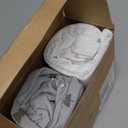 2-Pack Mini Crib Sheets Fitted - 38x26 Pack N Play Sheets for Pack and Play Mattress, Organic Cotton, Soft & Breathable Playard Bedding, Neutral Mini Toddler Bed Cover for Boys, Girls (ABC Land)