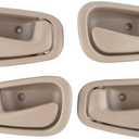 HHCSOP Interior Inside Door Handles for Toyota Corolla Chevy Prizm Manual Lock 1998 1999 2000 2001 2002 Front Rear Driver Passenger Door Handle Replace OE# 80889 80890 79501 79500 Beige