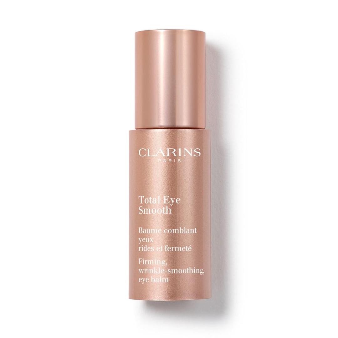 Clarins Total Eye Smooth | 2-In-1 Anti-Aging Eye Cream and 10-Minute Eye Mask | Minimizes Appearance Of Wrinkles, Dark Circles and Puffiness | Visibly Firms and Smoothes | All Skin Types | 0.5 Ounces