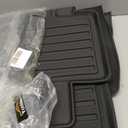 Floor Mats Custom Fit for Ford F150/F-150 2025 2015-2024 SuperCrew Cab (Includes 22-24 Lightning Models) All Weather TPE Rubber Floor Liners Anti-Slip Full Set for Ford F-150 2025 Accessories