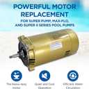 Hayward SP1610Z1MBK Motor Replacement for Select Hayward Pump, 1.0 HP Maxrate Motor