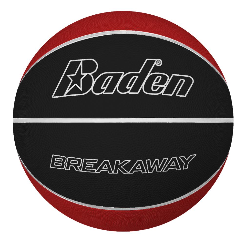 Baden® Breakaway 29.5 in Basketball - Black/Red, 7