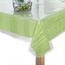 BNYD Clear Plastic Tablecloth Protector, Table Cloth Vinyl (60" x 120")