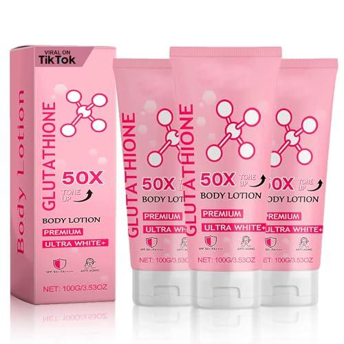 Glutathione 50x Tone Up Body Lotion,Glutathione Body Cream,All Over Body Scented Body Lotion (1, pcs)