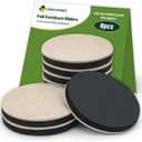 Furniture Sliders for Hardwood Floors 8 PCS - 4 3/4 inch Sliders for Moving Furniture  Felt Furniture Pads for Hardwood Floors