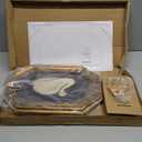 Zelvix Vintage Wall Art Framed, Gold Framed Wall Art Decor, Black Swan Classical Vintage Painting Prints, 8"x12" Picture Frame for Living Room Bathroom Kitchen Bedroom