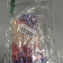 100PCS 4th of July Cocktail Picks, 6 IN Firework Toothpicks for Appetizers, Red White Blue Bamboo Skewers Drink Sticks, Cupcake Toppers Independence Memorial Day Decorations Patriotic Party Supplies