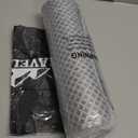 Travel Pillow Memory Foam Pillows, Camping Pillow-Compressible Medium Firm, Breathable Cover, Ideal Backpacking Hiking, Bed Pillows, Airplane and Car (Light Grey, M) (M-17.7*11.8in)