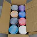 Nicpro 8 Colors 33.8 oz Large Bulk Metallic Acrylic Pouring Paint Supplies Kit, Premixed High Flow Art Pour Paint with Silicone Pour Oil, Gloves, Tablecloths for Beginner DIY, Ready to Pour