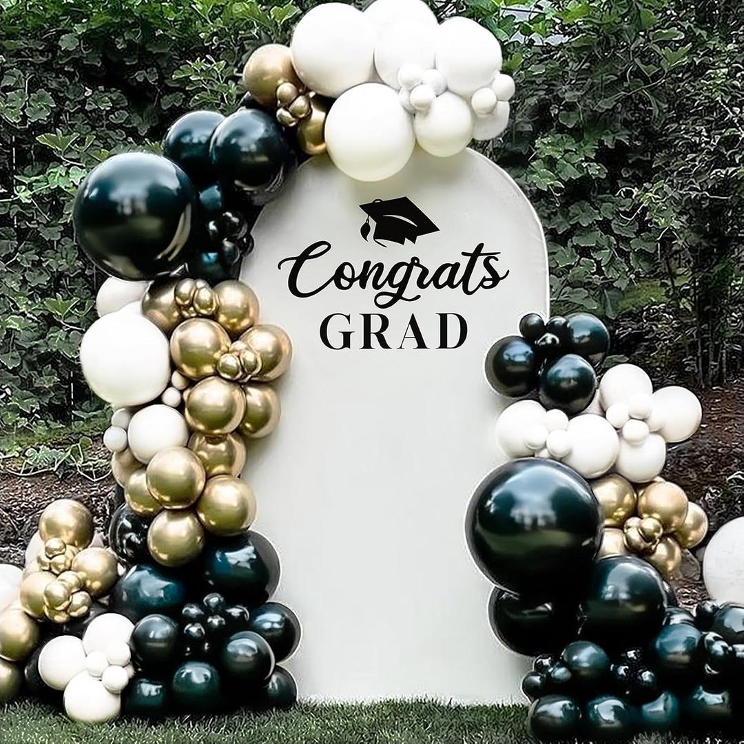 Graduation Decorations 2026 - Class of 2026 6.6Ft Arch Backdrop Kit - Grad Photo Party Decor Supplies for College High School Yard Garden