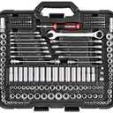 STARWORK TRUE MECHANIC 312-Piece Mechanics Tool Set and Socket Set, Professional 【Pliers Wrench】 SAE/Metric, Mirror-Finish Sockets & Ratchet Wrenches