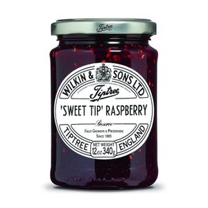 Tiptree Sweet Tip Raspberry Preserve, 12 Ounce Jar (EXP 01/01/27)