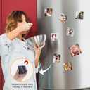 3 x Sublimation Magnets Custom Fridge Magnets Personalized Sublimation Blanks Bulk for Home Kitchen Refrigerator Microwave Oven DIY Craft Gifts (30, White, 2.95" x 2.95")