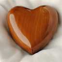 Handcrafted Wooden Heart Urn for Human Ashes - Elegant and Durable Memorial Keepsake