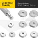 Bearing Race and Seal Bushing Driver Install Set | 10PCS Aluminum Bearing Race Installer, Seal Installation Tool, Bearing Install Tool, Axle Seal Installer