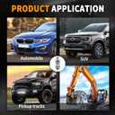 13/16" -36 Spline X3/4" Round Chrome Double U Joint Steering Universal Joint DOUBLE U Joint Shaft,Total Length: 5-1/8"