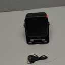 Induction Speaker with Phone Stand 5 in 1 Wireless Induction Bluetooth Audio for iPhone Android Phone Speakers Amplifier with Rechargeable Colorful Light, Birthday Gifts for Men Women Teens (Black)