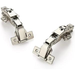 Ravinte 1 Pair 2 Pack Kitchen Cabinet Hinges, 165 Degree Kitchen Door Hinges Compatible with Lazy Susan Corner CupboardFull Overlay Face Frame Concealed Corner Cabinet Hardware