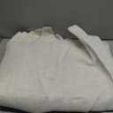 NICETOWN Flax Polyester Linen Curtains for Windows 84 inch Length, Grommet Semi Sheer Vertical Drapes Privacy Added with Light Filtering for Bedroom/Living Room, W52 x L84, 2 Pieces