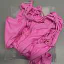 seamoly Swim Suits for Women 2025 Sexy Cutout Metal Ring Strapless Bikini Set Padded Open Back Tie Side Thong Bathing Suits (Large, Pink)