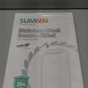 Stainless Steel Cutting Board Double Sided Steel Food Grade PP, Large Chopping Board for Meat and Kitchen, Non-Slip 16  11 (Silver)