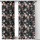 Deny Designs 1 pc Blackout Window Curtain Panel, 50 in x 96