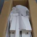 Shower Stool for Inside Shower, Corner Shower Bench Seat, HDPE Waterproof Shower Stool for Shaving Legs with Baffle Storage Shelf, Shower Seat/Foot Rest for Bathroom, Indoor/Outdoor Use, White