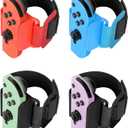 [4 PACK] Wristband for Just-Dance 2026 2025 2024 2023 Nintendo Switch/ for Zumba Burn It Up, Band for Joy-Con Grip, Adjustable Wrist Strap for Adult Teens and Kids, Skin-Kindly