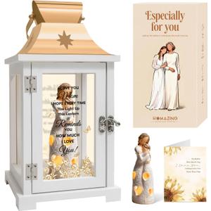 Gifts for Mom from Daughter - Unique Mother's Day Birthday Gifts for Mom from Daughter- Mother Daughter Gift Lantern Christmas