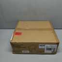 COSTASKF Small Vanity Stool with Saddle Cushion, Solid Wood Makeup Chair with Sponge Seat, Easy to Assemble Footrest Bench for Bedroom, Entryway, Bathroom, Flax Walnut