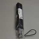 Bodyguard Inverted Umbrella - Large Windproof for Rain & Sun, Compact Reverse With Reflective Stripe, Teflon-Coated for Women Men, Travel Folding With Cover Bag (46 IN, Black)